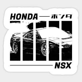 HONDA NSX Black 'N White 3 Sticker